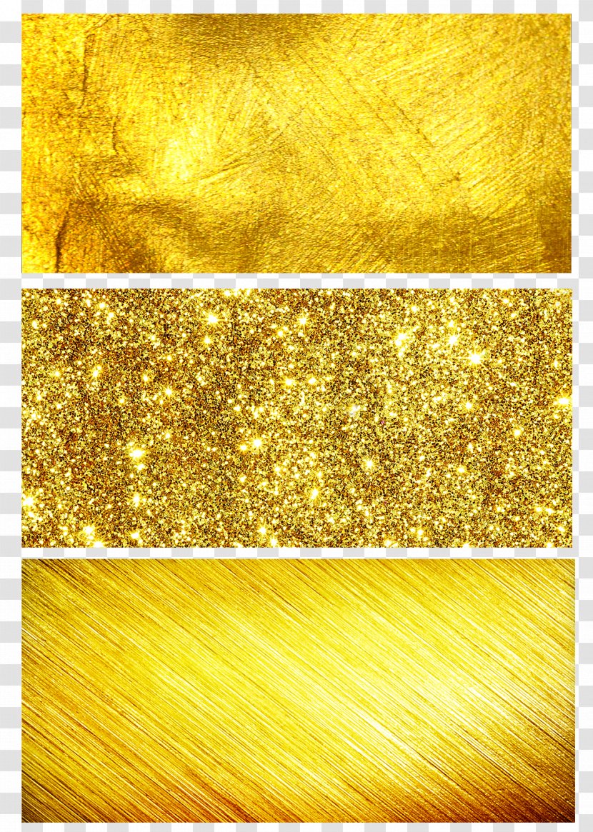 Gold Yellow - Three Kinds Of Background Transparent PNG