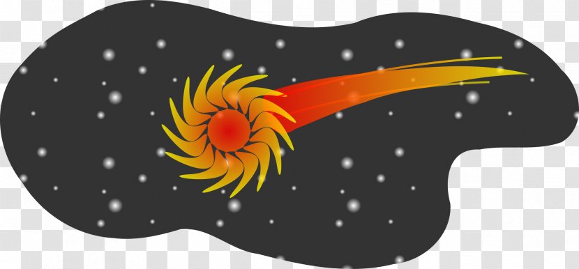 Comet Clip Art - Fish - Fireball Transparent PNG