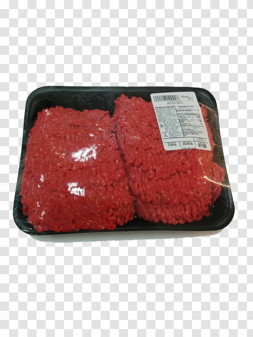 Red Meat Rectangle - Ground Transparent PNG