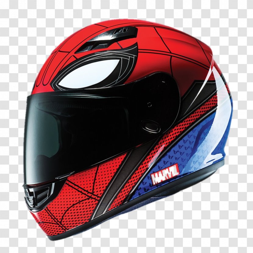 Motorcycle Helmets Spider-Man HJC Corp. Venom - Hjc Corp Transparent PNG