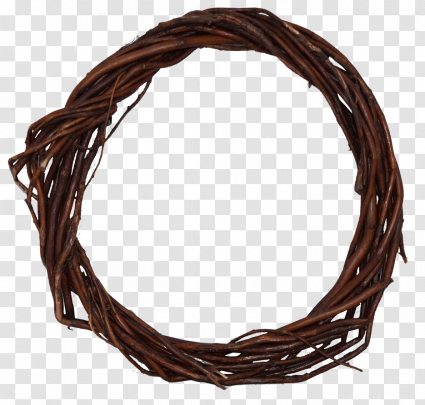 Circle Branch Wreath - Twig - Wooden Transparent PNG