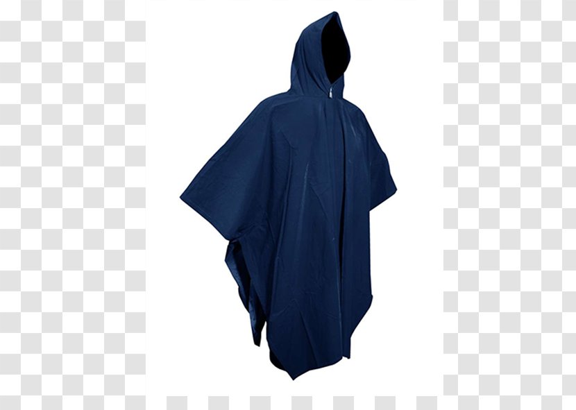 Hoodie Raincoat Clothing Cape - Cobalt Blue - Envase Transparent PNG