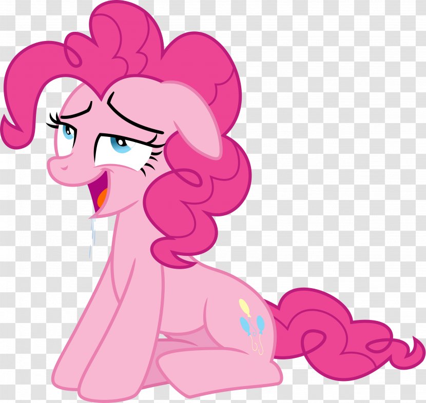 Pinkie Pie Rarity Pony Twilight Sparkle Clip Art - Flower - Silhouette Transparent PNG