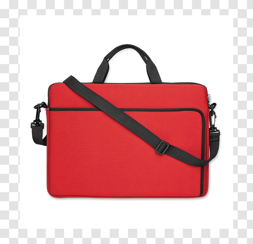Laptop Bag Neoprene Advertising Briefcase - Red Transparent PNG