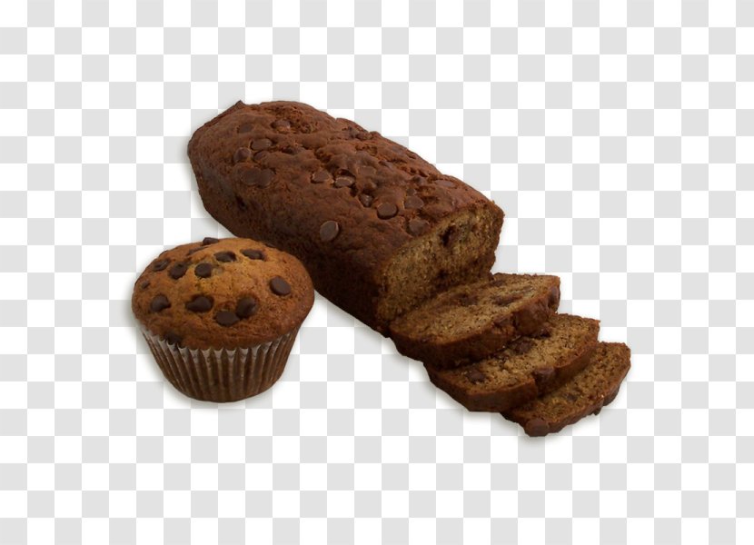 Muffin Chocolate Brownie Banana Bread Rye - Baking - Chips Transparent PNG