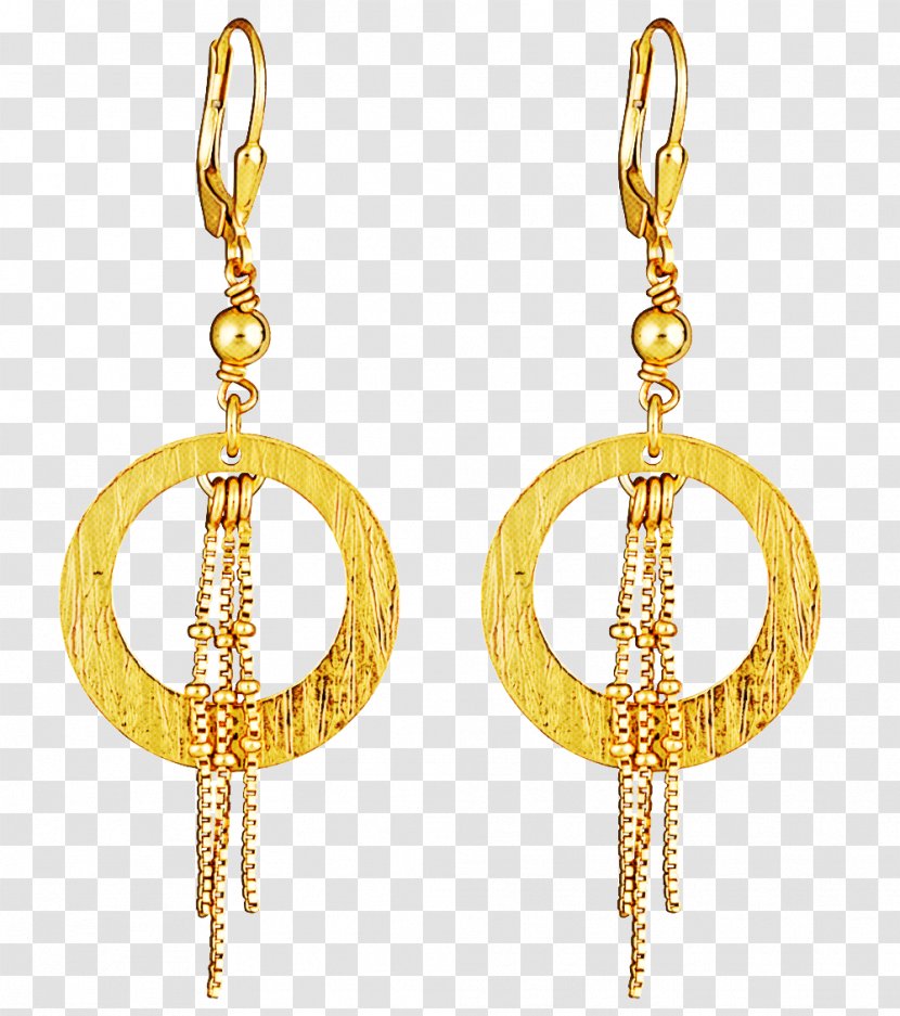 Earrings Jewellery Body Jewelry Fashion Accessory Gold - Symbol Metal Transparent PNG