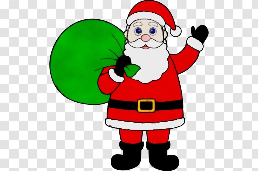Christmas Elf Cartoon - Santa Suit Transparent PNG