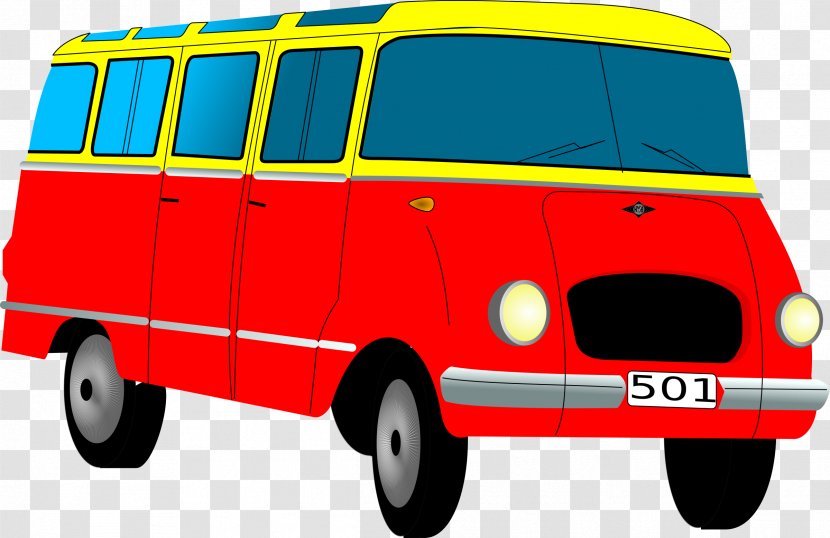 Van Volkswagen Type 2 Caddy Clip Art - Zsd Nysa - Bus Transparent PNG