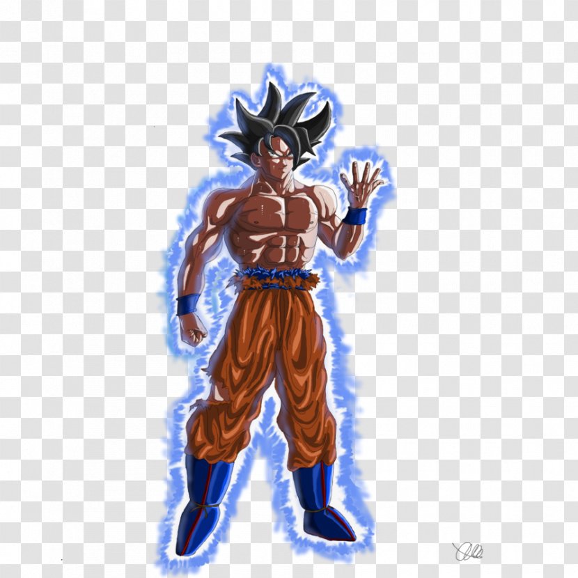 Figurine Cartoon Character Fiction - Goku Ultra Instinct Transparent PNG