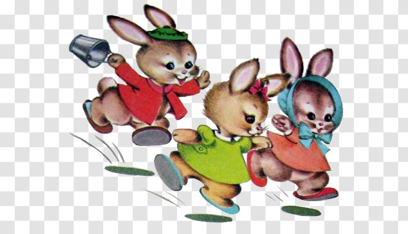 Rabbit Easter Bunny Hare Macropodidae Clip Art - Cartoon Transparent PNG