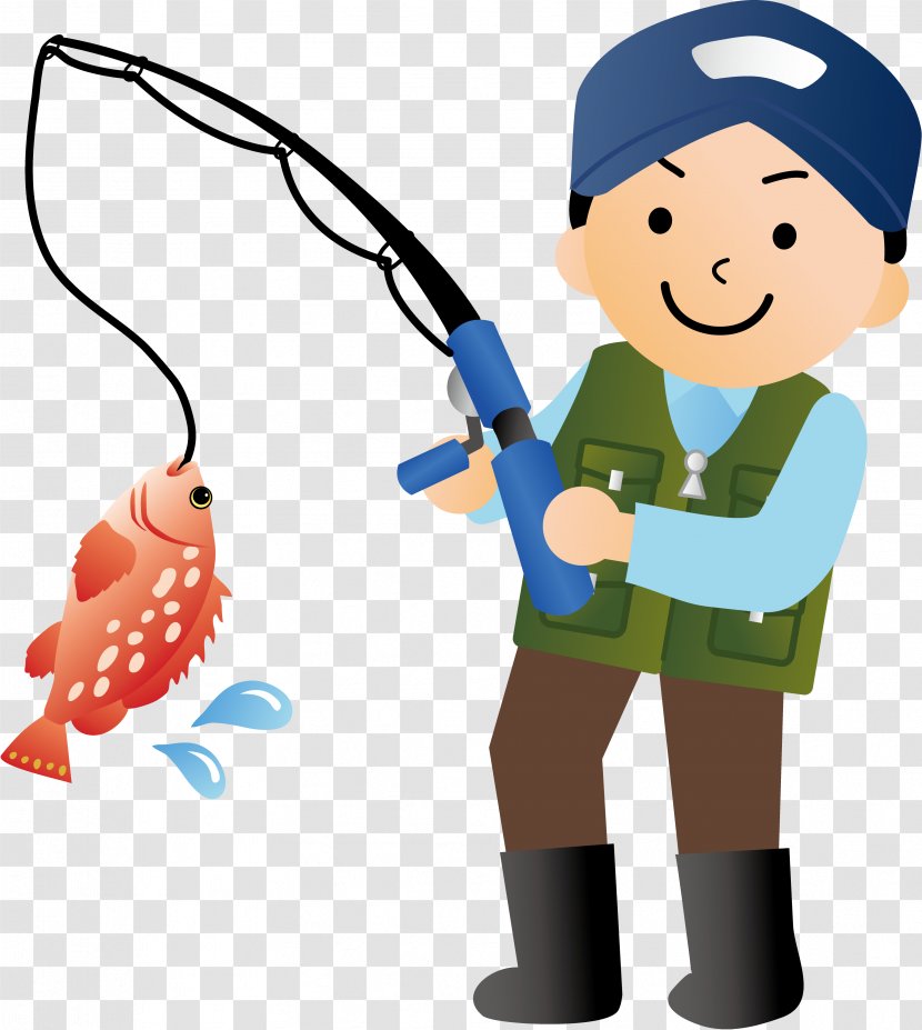 Angling Fishing Illustration Drawing - Net Hand Transparent PNG