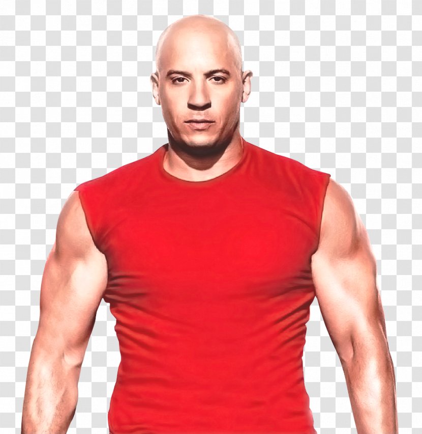 Vin Diesel Physical Fitness Magazine Exercise Training - Watercolor Transparent PNG