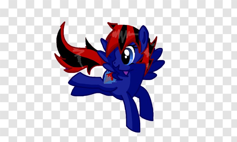 Horse Art Clip - Character - Blue Fire Transparent PNG