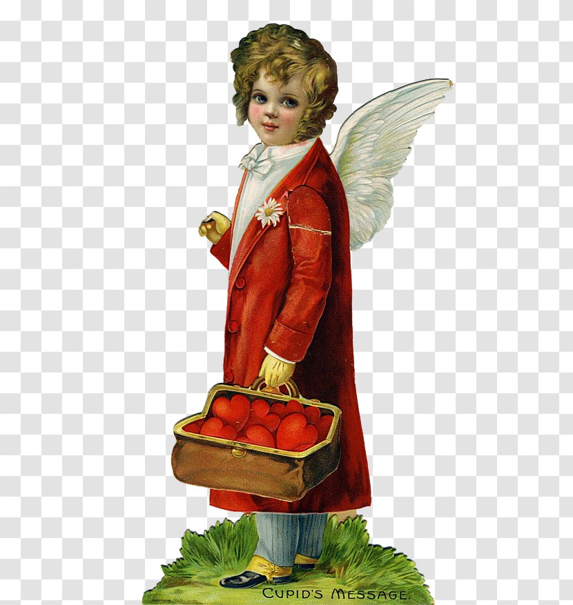 Victorian Era Cupid Cherub Bokmärke Valentine's Day - Angel Transparent PNG