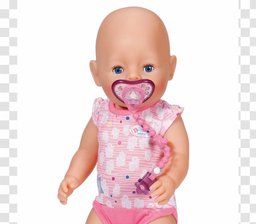 Baby Born Interactive Pacifier Speen Doll Infant - Zapf Creation Transparent PNG