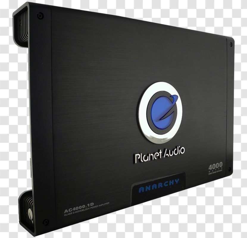 Audio Power Amplifier Amplificador Planet Anarchy AC.1D Subwoofer - Electronics Transparent PNG
