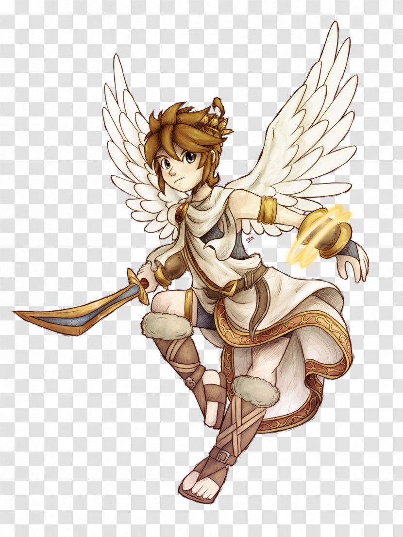 Kid Icarus: Uprising Super Smash Bros. Brawl Video Game - Cartoon - Tree Transparent PNG