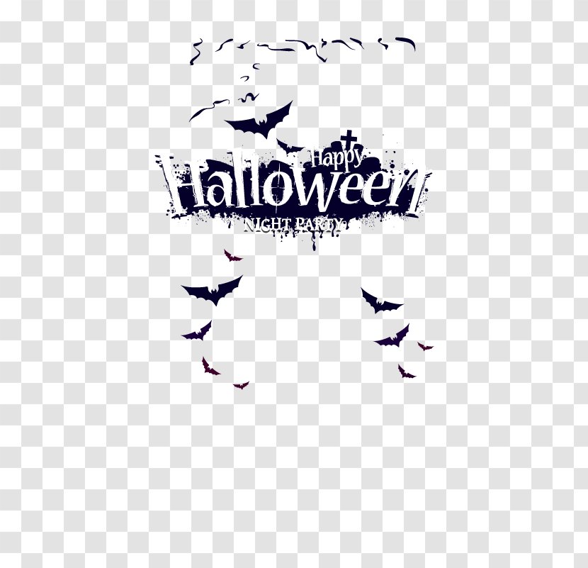 Halloween Poster Illustration - Horror Elements Transparent PNG