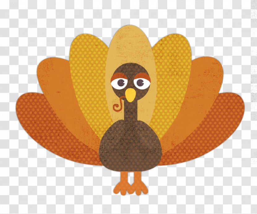 Turkey Thanksgiving Day Christmas Sticker - Vertebrate Transparent PNG