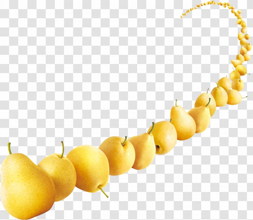Fruit Pear - Yellow - Creative Transparent PNG