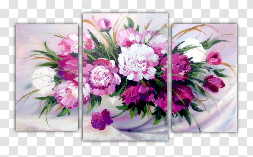 Peony Painting Painter Still Life - Flower - Oil Paintings Transparent PNG