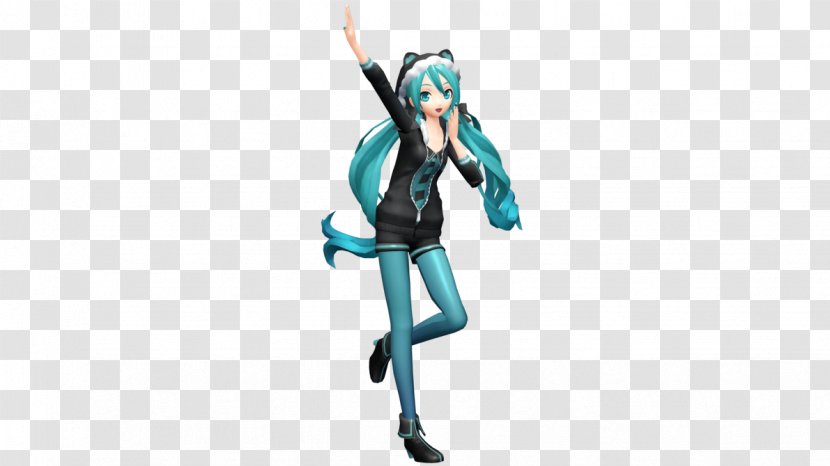 Character Figurine Fiction Microsoft Azure - Joint - Hatsune Miku Project Diva 2nd Transparent PNG