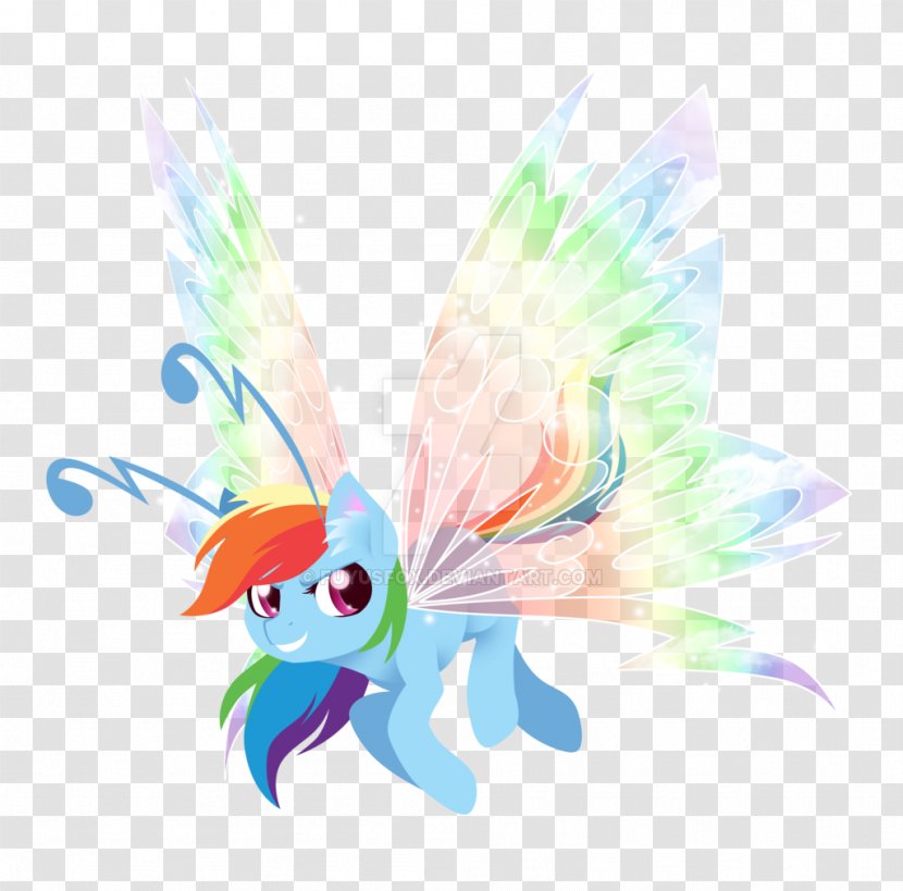 Rainbow Dash My Little Pony: Equestria Girls Fairy - Membrane Winged Insect - Pony Transparent PNG