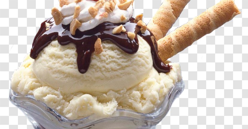 Sundae Ice Cream Cones Banana Split - Milkshake - Paul W S Anderson Transparent PNG