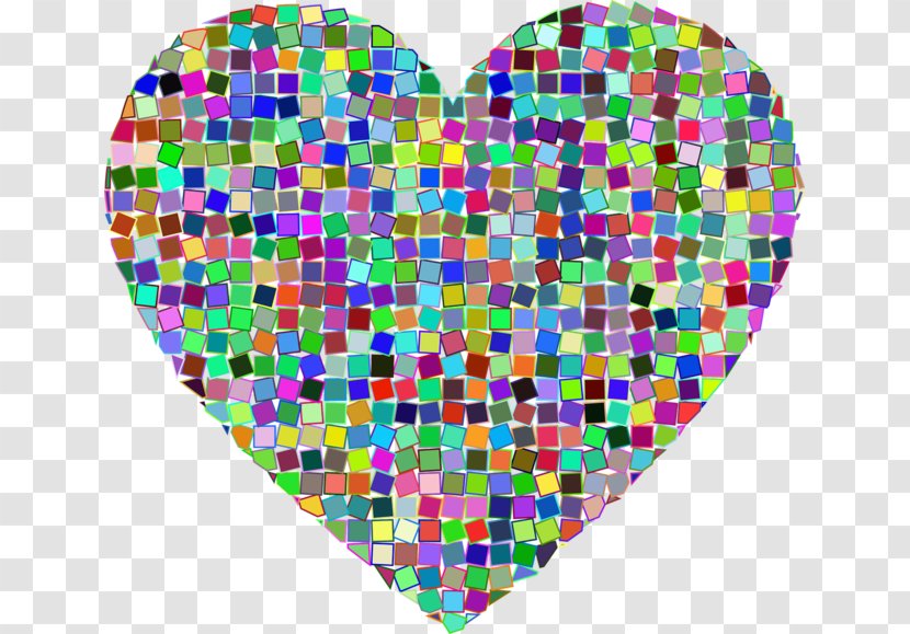 Jigsaw Puzzles Heart - Point - Mosaic Transparent PNG