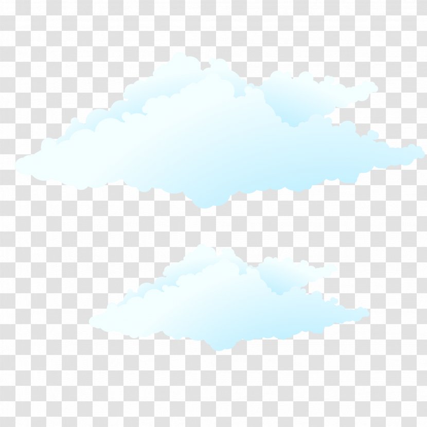 Sky Computer Pattern - Cloud - Hand-painted Clouds Vector Material Transparent PNG