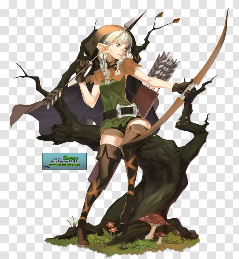 Dragon's Crown Odin Sphere PlayStation 4 Elf Linkle - Watercolor - Archer Transparent PNG