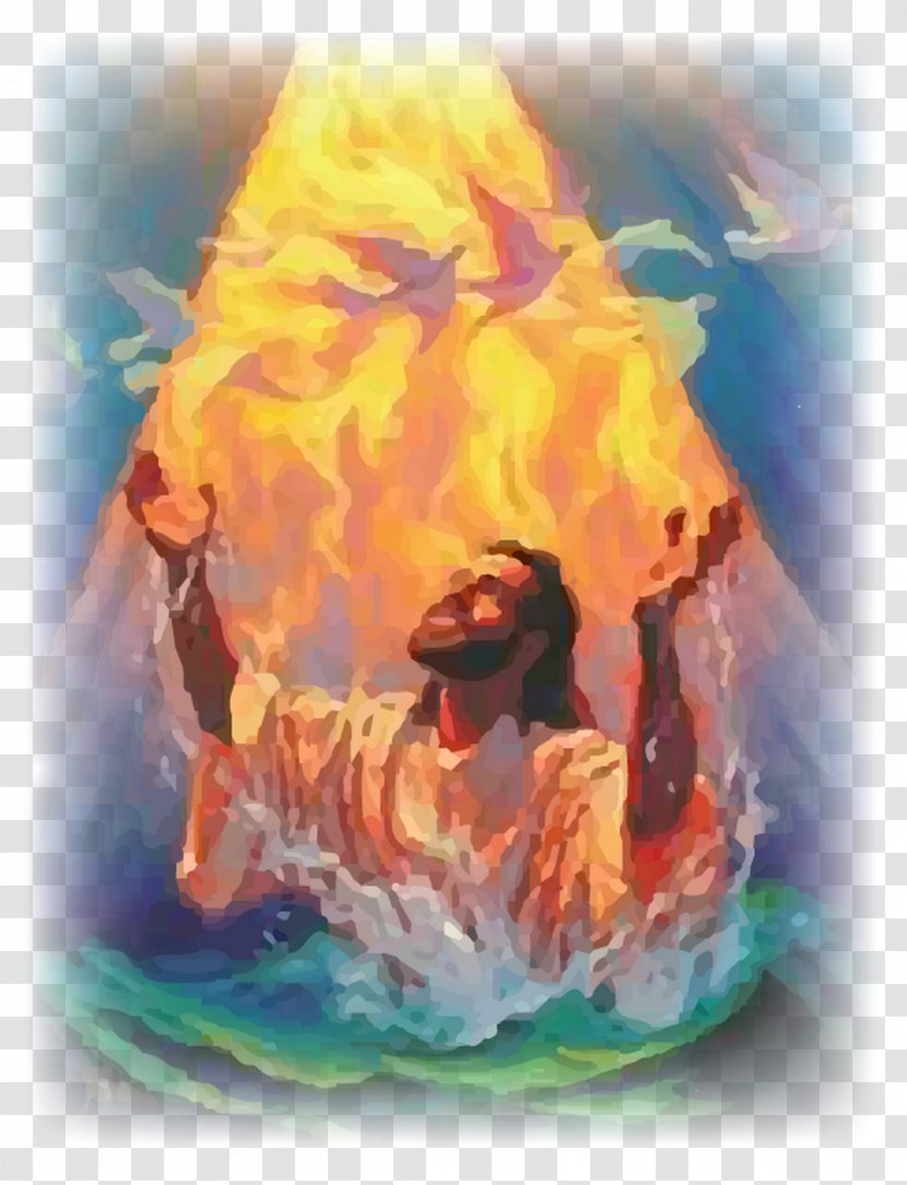 Baptism Of Jesus Holy Spirit In Christianity Sacred - Painting Transparent PNG