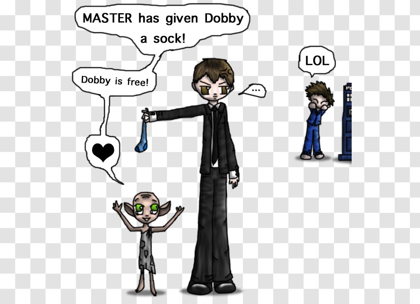 Dobby The House Elf Fan Art Harry Potter TARDIS - Cartoon Transparent PNG