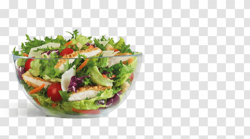 Caesar Salad Vegetarian Cuisine Chicken Recipe - Crispy Transparent PNG