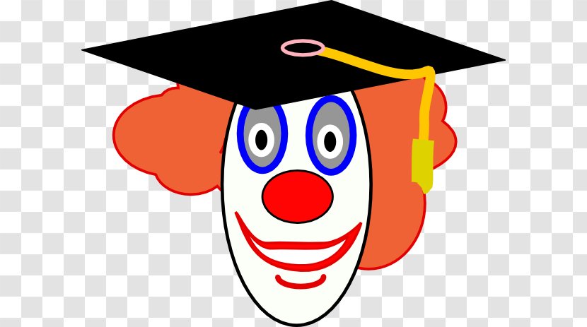 Evil Clown Cartoon Clip Art - Smile - Children Graduation Clipart Transparent PNG