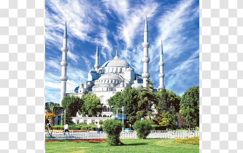 Sultan Ahmed Mosque Hagia Sophia Süleymaniye Basilica Cistern Hippodrome Of Constantinople - Sky - Place Worship Transparent PNG