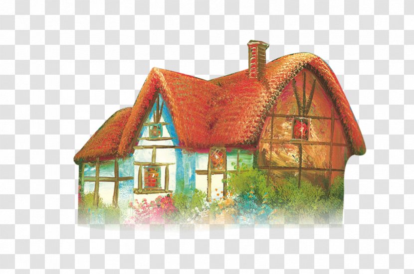 Painting Illustration - Houses Transparent PNG