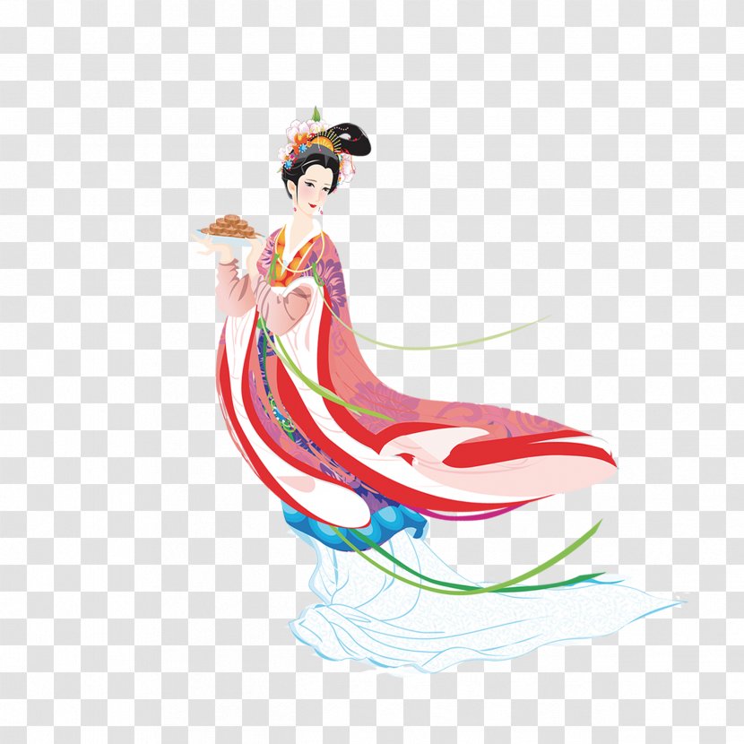 Illustration - Fictional Character - Chang E Transparent PNG