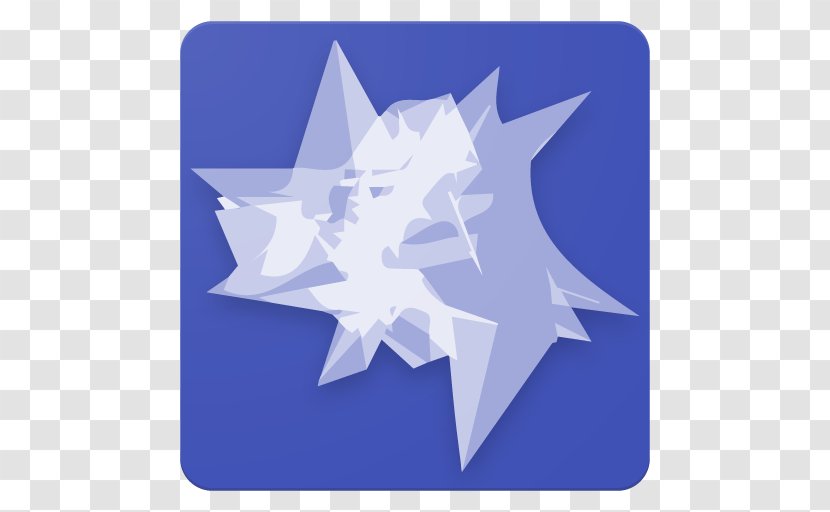 Paper Cobalt Blue Art Star Transparent PNG