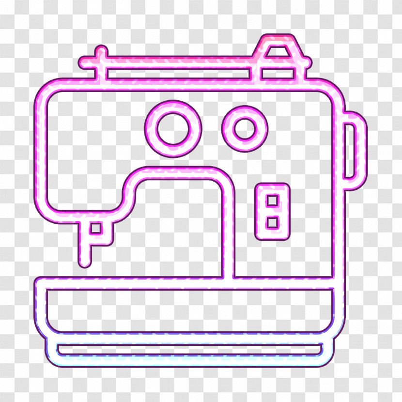 Sew Icon Household Appliances Icon Sewing Machine Icon Transparent PNG