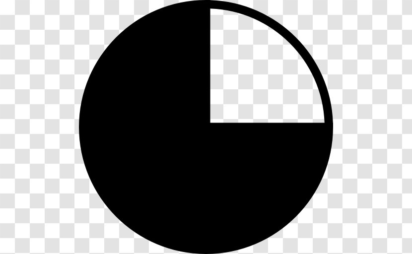 Pie Chart Circle Statistics - Black Transparent PNG