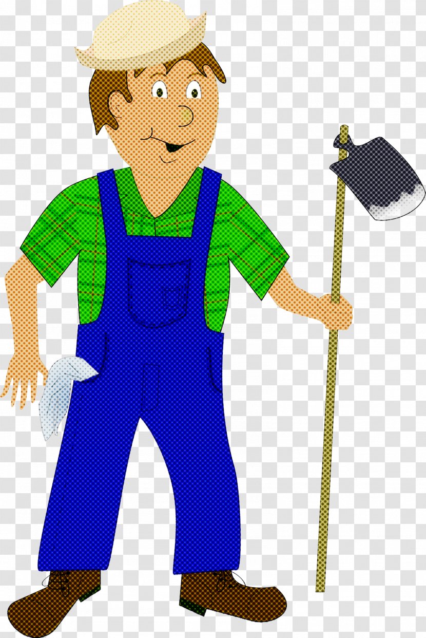Agriculture Cartoon Drawing Agriculturist Farm - Gardener - Cleanliness Charwoman Transparent PNG