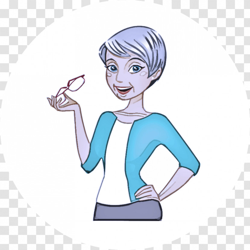 Cartoon Water Finger Hand Gesture Transparent PNG