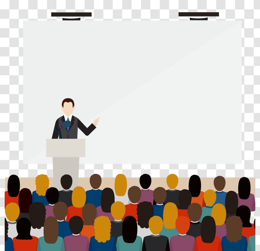 Euclidean Vector Public Speaking Transparent PNG