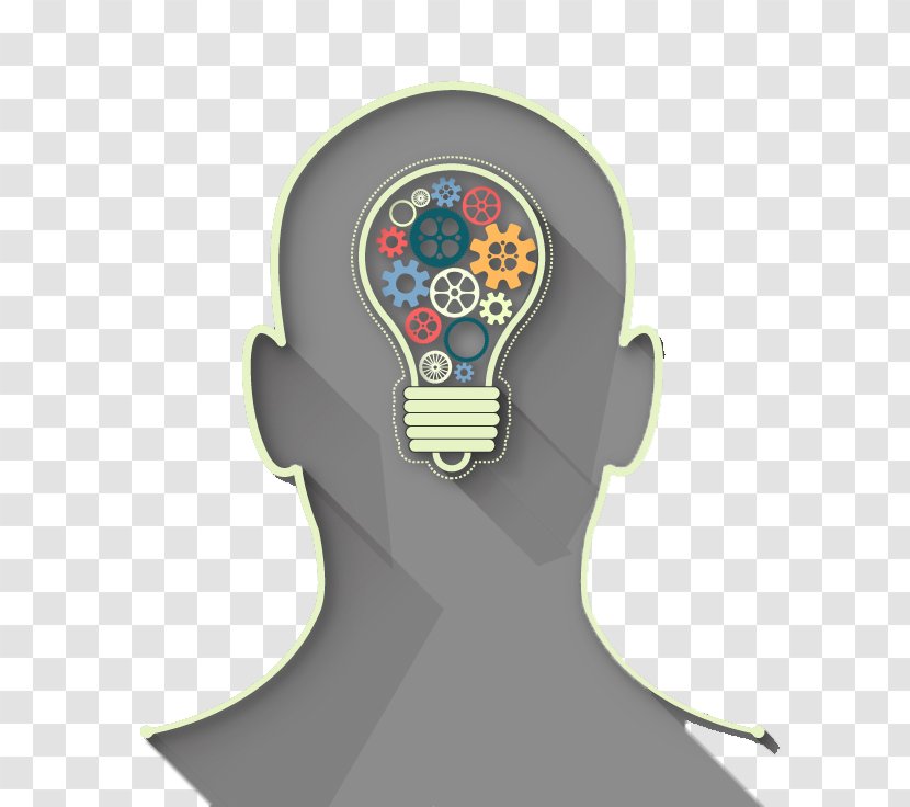 Euclidean Vector Download - Technology - Brain In Gear Bulb Material Transparent PNG