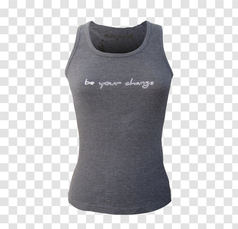 T-shirt Gilets Sleeveless Shirt Neck - Great Kindness And Gift Transparent PNG