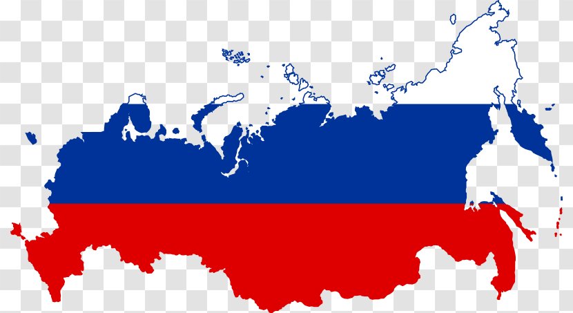 Flag Of Russia File Negara Map - Collection Transparent PNG
