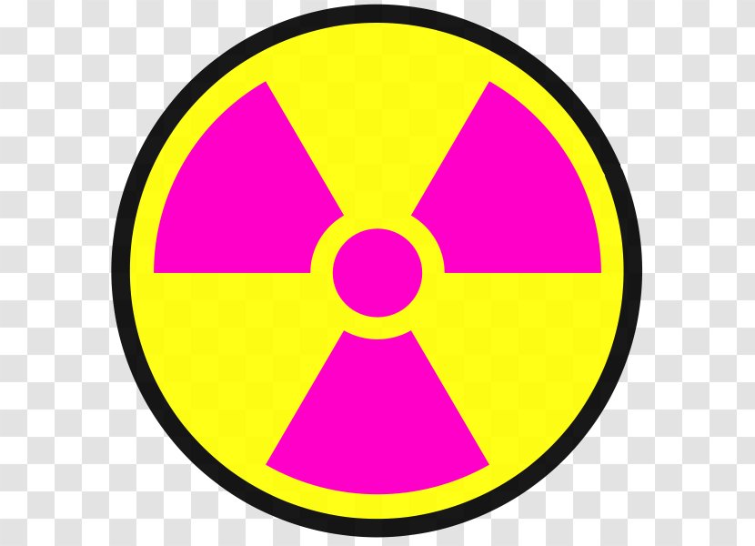 Radiation Hazard Symbol Radioactive Decay Clip Art - Nuclear Power Transparent PNG