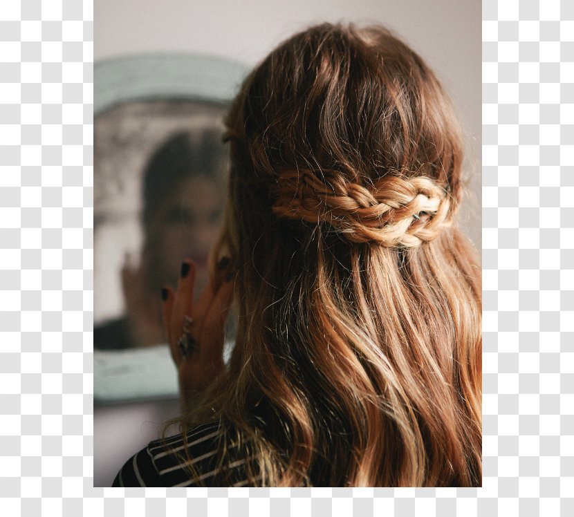 Braid Hairstyle Hair Permanents & Straighteners Hairdresser - Silhouette - Style Transparent PNG