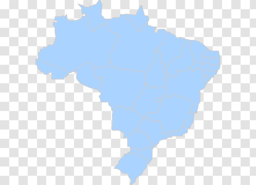 Brazil Vector Map Transparent PNG